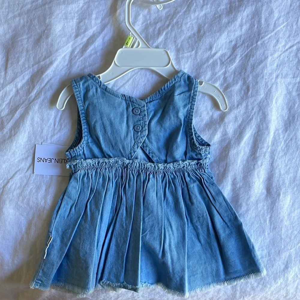 Calvin Klein Jeans Jean Baby Girl Outfit - Picture 3 of 4